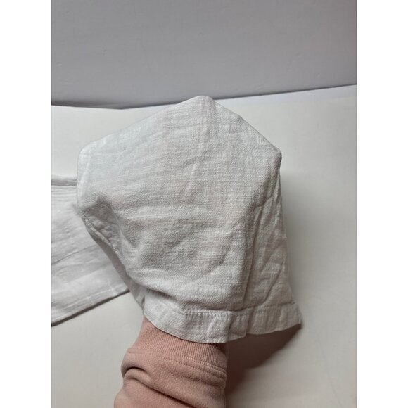 Blanco White wide leg gauze like pants (XXL) - Picture 10 of 10